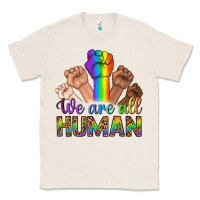 Natural We Are All Human Classic Tee - BundleAndBundleShop
