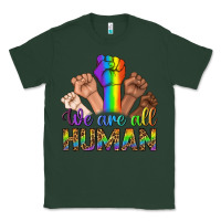 Sports Green We Are All Human Classic Tee - BundleAndBundleShop