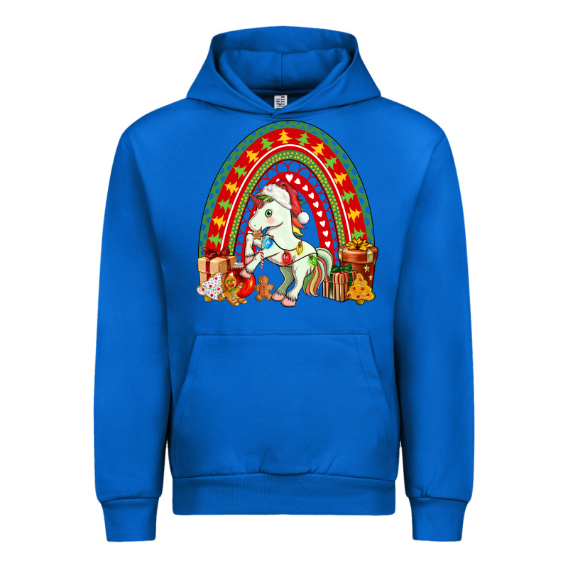 Christmas Unicorn Rainbow Urban Hoodie by FaDigitalArtStudio | Teevron