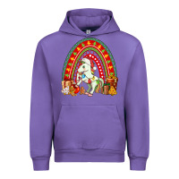 Tulip Christmas Unicorn Rainbow Urban Hoodie - FaDigitalArtStudio