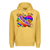 Antique Gold lgbtq proud dad Premium Hoodie - HRA Design Shop