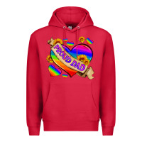 Cardinal lgbtq proud dad Premium Hoodie - HRA Design Shop