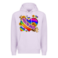 Lilac lgbtq proud dad Premium Hoodie - HRA Design Shop