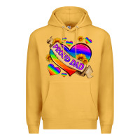 Mustard lgbtq proud dad Premium Hoodie - HRA Design Shop