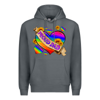 Rock lgbtq proud dad Premium Hoodie - HRA Design Shop