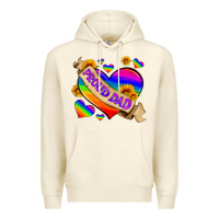 Sandshell lgbtq proud dad Premium Hoodie - HRA Design Shop