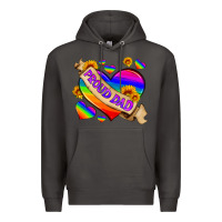 Smoke lgbtq proud dad Premium Hoodie - HRA Design Shop