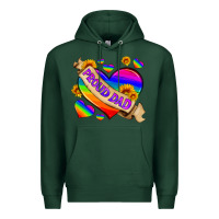 Lgbtq Proud Dad Premium Hoodie | Teevron