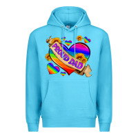 Ocean Blue lgbtq proud dad Premium Hoodie - HRA Design Shop