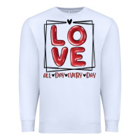 White love all day every day Premium Sweatshirt - MaliasSmallBusiness