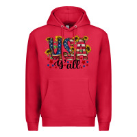 Cardinal usa yall Premium Hoodie - RacoonDesign