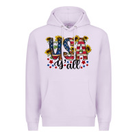 Lilac usa yall Premium Hoodie - RacoonDesign