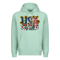 Seafoam usa yall Premium Hoodie - RacoonDesign