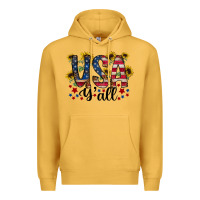 Mustard usa yall Premium Hoodie - RacoonDesign