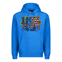 True Royal usa yall Premium Hoodie - RacoonDesign