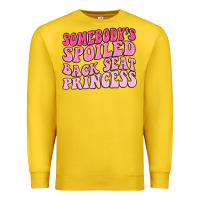 Lemon somebodys spoiled back seat princess Premium Sweatshirt - MaliasSmallBusiness