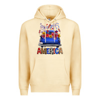 Pina Colada western fourth of july america truck Premium Hoodie - FaDigitalArtStudio