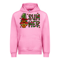 Fuchsia Pink summer vibes Urban Hoodie - CowhideDigitalArt