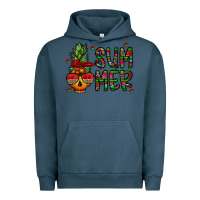 Pigment Midnight Navy summer vibes Urban Hoodie - CowhideDigitalArt