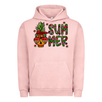 Pigment Salmon summer vibes Urban Hoodie - CowhideDigitalArt