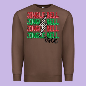 Jingle Bell Rock Premium Sweatshirt Designed By Maliassmallbusiness