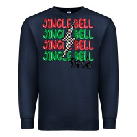 Navy jingle bell rock Premium Sweatshirt - MaliasSmallBusiness