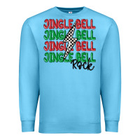 Ocean Blue jingle bell rock Premium Sweatshirt - MaliasSmallBusiness