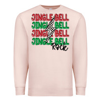 Pale Pink jingle bell rock Premium Sweatshirt - MaliasSmallBusiness