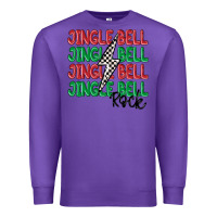 Purple jingle bell rock Premium Sweatshirt - MaliasSmallBusiness