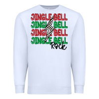 White jingle bell rock Premium Sweatshirt - MaliasSmallBusiness