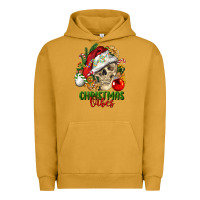 Pigment Peanut Butter Christmas Vibes Human Skull Urban Hoodie - FaDigitalArtStudio