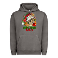 Pigment Tornado Christmas Vibes Human Skull Urban Hoodie - FaDigitalArtStudio