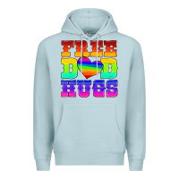 Blue Mist lgbtq free dad hugs Premium Hoodie - HRA Design Shop