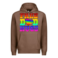 Chestnut lgbtq free dad hugs Premium Hoodie - HRA Design Shop