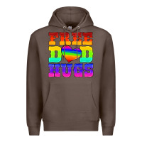 Coffee lgbtq free dad hugs Premium Hoodie - HRA Design Shop