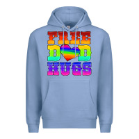 Colony Blue lgbtq free dad hugs Premium Hoodie - HRA Design Shop