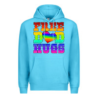 Ocean Blue lgbtq free dad hugs Premium Hoodie - HRA Design Shop