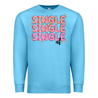 Ocean Blue single single single af Premium Sweatshirt - MaliasSmallBusiness