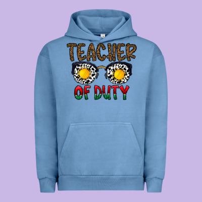 Teacher Of Duty Urban Hoodie Designed By Cowhidedigitalart