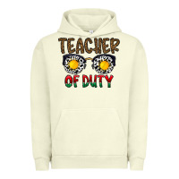 Pigment Pistachio teacher of duty Urban Hoodie - CowhideDigitalArt
