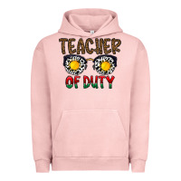 Pigment Salmon teacher of duty Urban Hoodie - CowhideDigitalArt