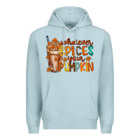 Blue Mist whatever spices your pumpkin Premium Hoodie - RacoonDesign