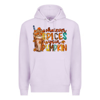 Lilac whatever spices your pumpkin Premium Hoodie - RacoonDesign