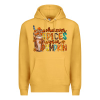 Mustard whatever spices your pumpkin Premium Hoodie - RacoonDesign