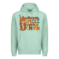 Seafoam whatever spices your pumpkin Premium Hoodie - RacoonDesign