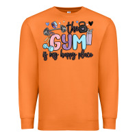 Carrot the gym is my happy place Premium Sweatshirt - MaliasSmallBusiness