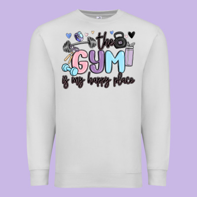 Premium Sweatshirt the gym is my happy place
