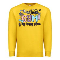 Lemon the gym is my happy place Premium Sweatshirt - MaliasSmallBusiness