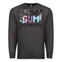 Smoke the gym is my happy place Premium Sweatshirt - MaliasSmallBusiness