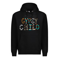 Black stay wild gypsy child Premium Hoodie - CowhideDigitalArt